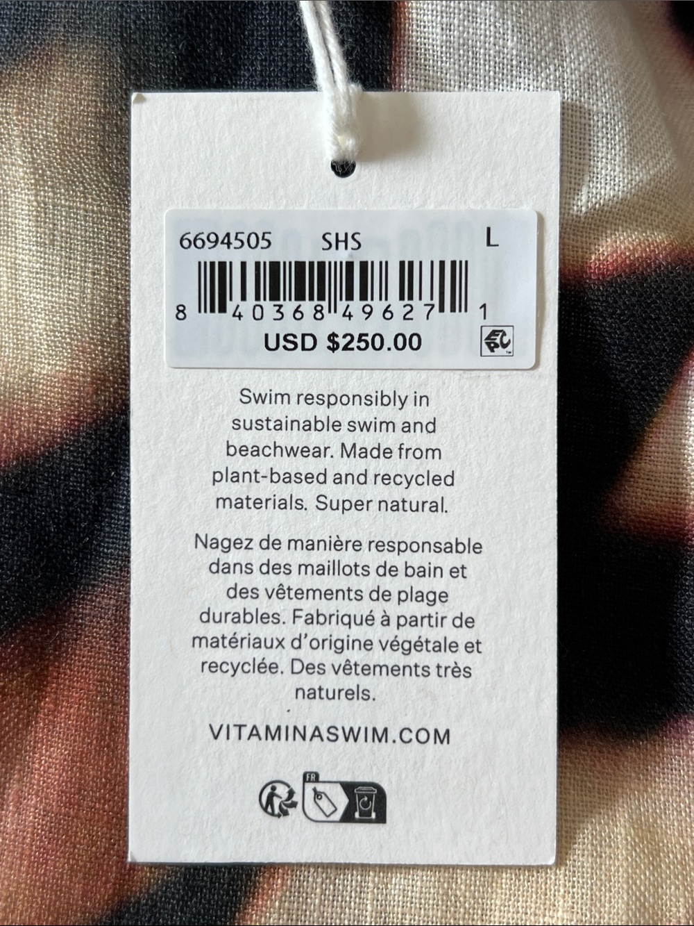 Vitamin A Arden Dress - Shell Stripe Linen - Picture 13 of 15